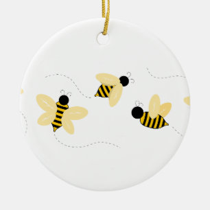 Bumble bijen keramisch ornament