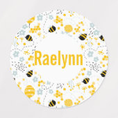 Bumble bijen labels (Design 1)