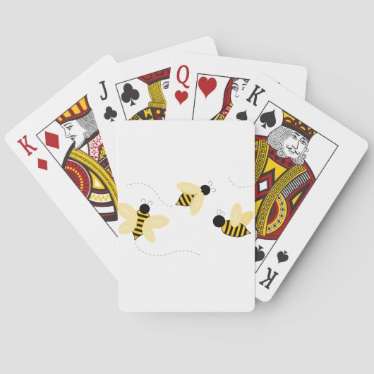 Bumble bijen pokerkaarten (Achterkant)