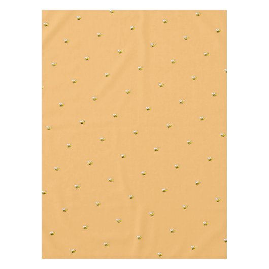 Bumble bijen schattig geel sinaasappel tafelkleed (Voorkant)