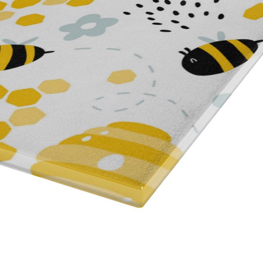 Bumble bijen snijplank (Hoek)