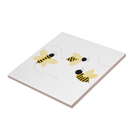 Bumble bijen tegeltje (Zijkant)