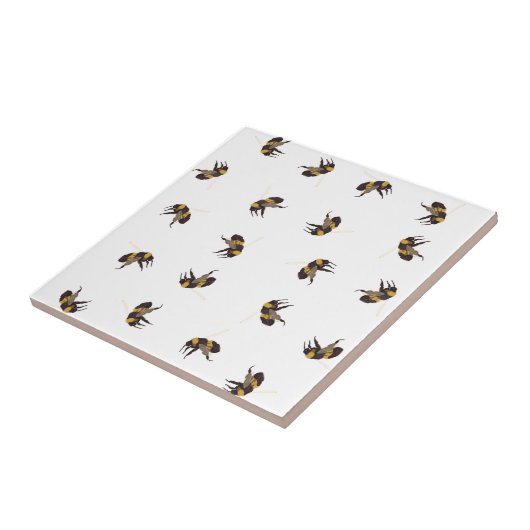 Bumble bijen tegeltje (Zijkant)
