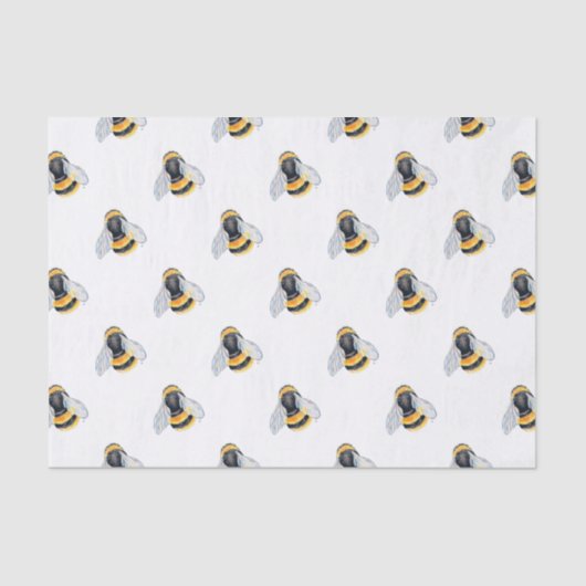 Bumble bijen tissuepapier (Voorkant)