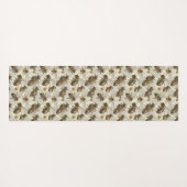 Bumble bijen yogamat (Achterkant (horizontaal))