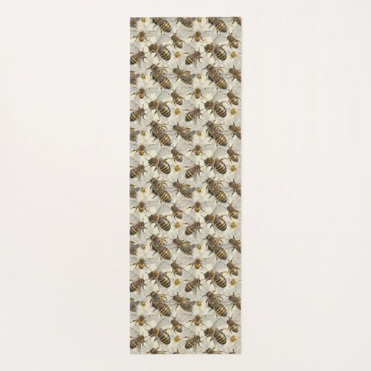 Bumble bijen yogamat (Achterkant)