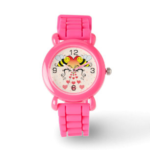 Bumble bijes Love Hearts Horloge