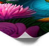 Bumble de robot | Digitaal Kunst Poster (Hoek)