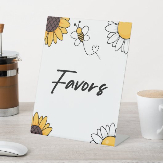 Bumble Honey Bee Favors Tafel Party Sign Reclamebord Met Voetstuk (Insitu)