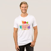 Bumble Nums | Cake - Vader van de Verjaardagsjonge Tri-Blend Shirt (Voorkant volledig)