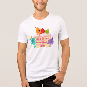 Bumble Nums   Cake - vader van het verjaardagsmeis Tri-Blend Shirt
