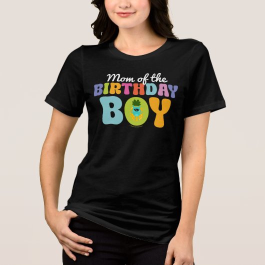 Bumble Nums Summer Birthday Mom Tri-Blend Shirt (Voorkant)