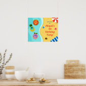 Bumble Nums Summer Birthday Welkom Poster (Keuken)