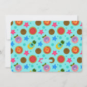 Bumble Nums Summer Pool Party Verjaardag Kaart (Achterkant)