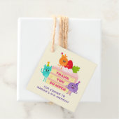 Bumble Nums Verjaardagstaart Bedankt Bedankjes Labels (In situ)