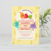 Bumble Nums Verjaardagstaart Kaart (Staand voorkant)