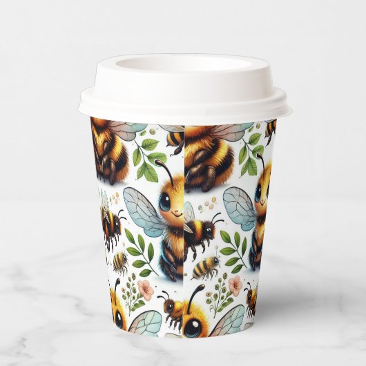 Bumble of Joy Papieren Bekers (Rechts)