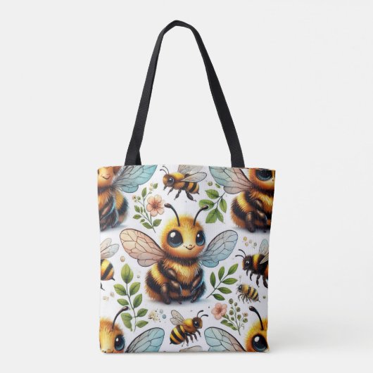 Bumble of Joy Tote Bag (Achterkant)