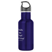 Bumble Water Fles: Geluk is... Waterfles (Achterkant)