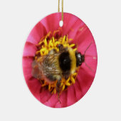 Bumblebee Aangepaste verjaardag Keramisch Ornament (Rechts)