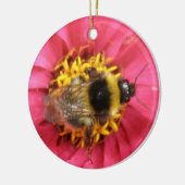 Bumblebee Aangepaste verjaardag Keramisch Ornament (Links)