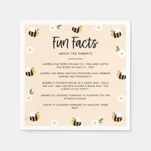 Bumblebee Baby shower Leuke feiten Servet