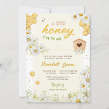 Bumblebee Baby shower Little Honey Sweet Daisy