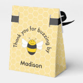 Bumblebee baby shower verjaardagscadeaus bedankdoosjes (Achterkant)