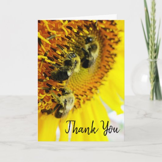 Bumblebee bedankt voor je creditcard kaart (Voorkant)