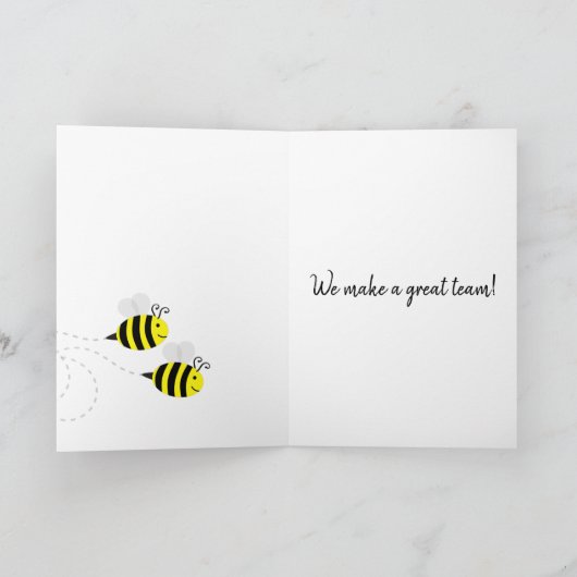 Bumblebee bedankt voor je creditcard kaart (Binnen)