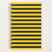 Bumblebee Black Yellow Horizontal Lines Bumble Bee Planner (Voorkant)