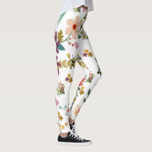 Bumblebee Bloemrijke Leggings (Rechts)