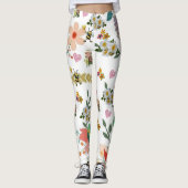 Bumblebee Bloemrijke Leggings (Voorkant)