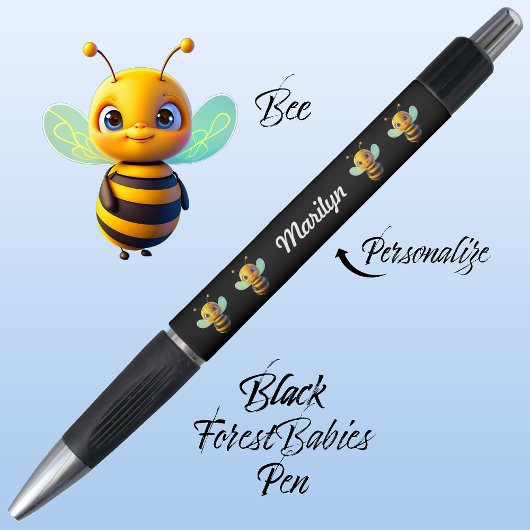 Bumblebee, Bumble Bee School Stationery Zwart Inkt Pen