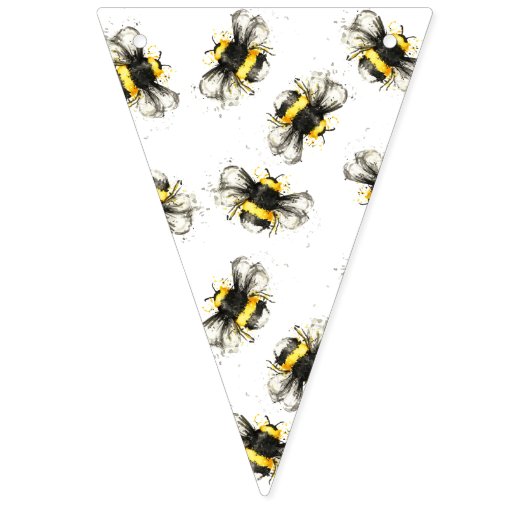 Bumblebee Bunting Vlaggetjes (Derde vlag)
