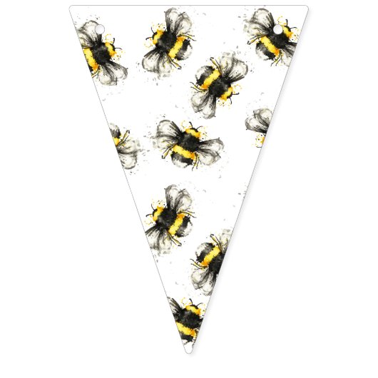 Bumblebee Bunting Vlaggetjes (Tweede vlag)