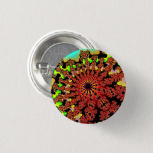 Bumblebee Burst Ronde Button 3,2 Cm