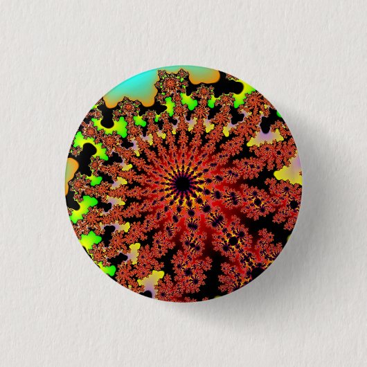 Bumblebee Burst Ronde Button 3,2 Cm (Voorkant)