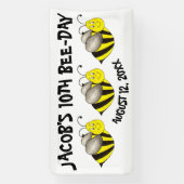 Bumblebee-dag persoonlijke feestdag spandoek (Verticaal)