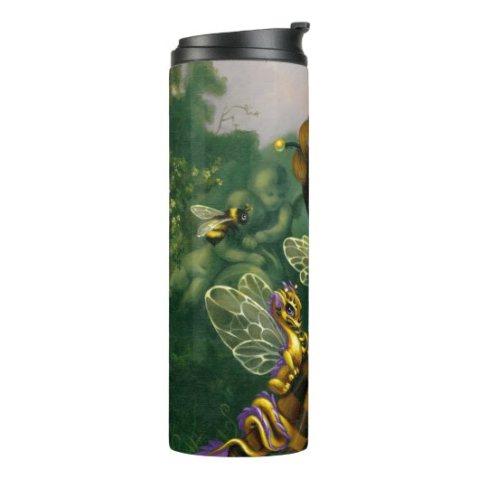 "Bumblebee Dragonling" Thermosbeker (Gedraaid links)