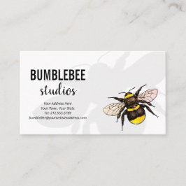 Bumblebee Elegant Natuur Lover Environmental Visitekaartje
