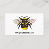 Bumblebee Elegant Natuur Lover Environmental Visitekaartje (Achterkant)