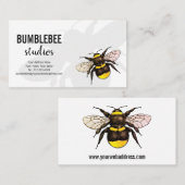 Bumblebee Elegant Natuur Lover Environmental Visitekaartje (Voorkant / Achterkant)