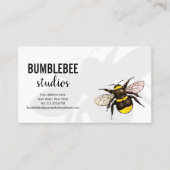 Bumblebee Elegant Natuur Lover Environmental Visitekaartje (Voorkant)