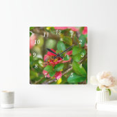 Bumblebee en Azalea wandklok (Huis)