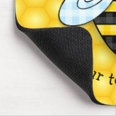 Bumblebee en honingraat muismat (Hoek)