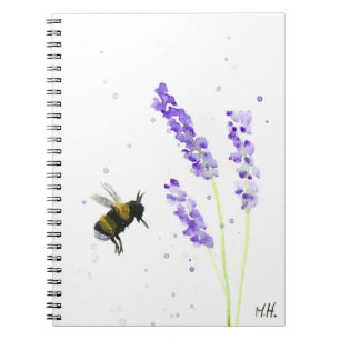 Bumblebee en lavendel notitieboek