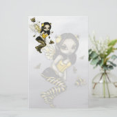 Bumblebee Fairy Briefpapier (Staand voorkant)