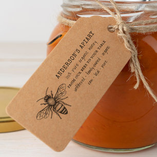  Bumblebee Family Apiary Honey Stamp Zelfinktende Stempel