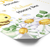 Bumblebee First Bee Day Birthday Milestone Sign Poster (Hoek)